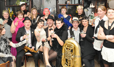  Martina, Theresia, Bettina, Anne, Alexandra, Andrea, Andrea; ?, Knolli, Wenke, Rulf, Martha, Le Kn&uuml;, Carolin, Bianka und Natascha  Bebra, 20er Jahre